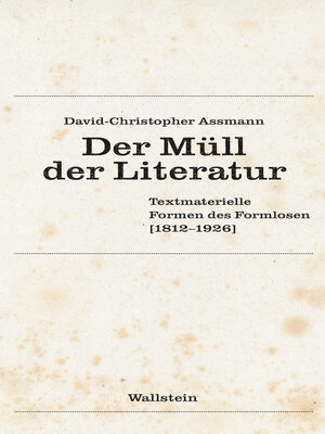 cover image of Der Müll der Literatur